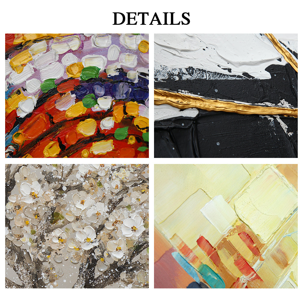 Collage of various artistic textures and patterns with the word 'DETAILS' at the top.