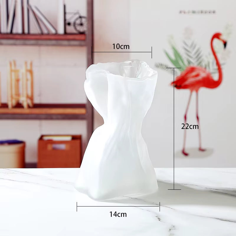 Origami Glass Vase
