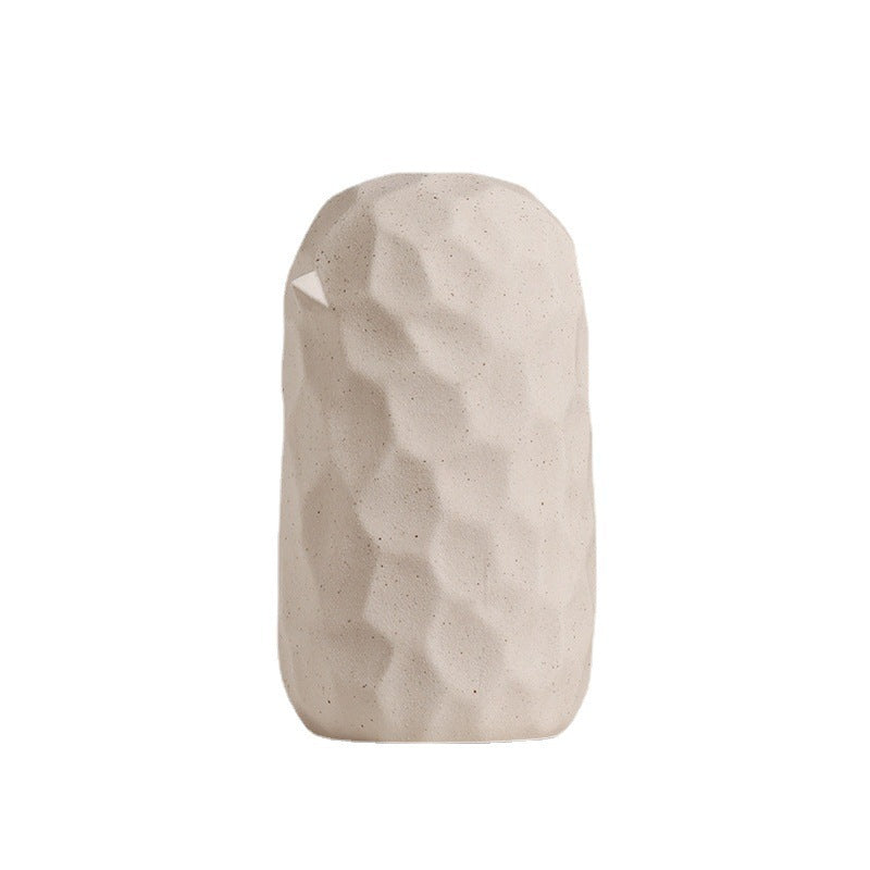 Beige stone on a white background