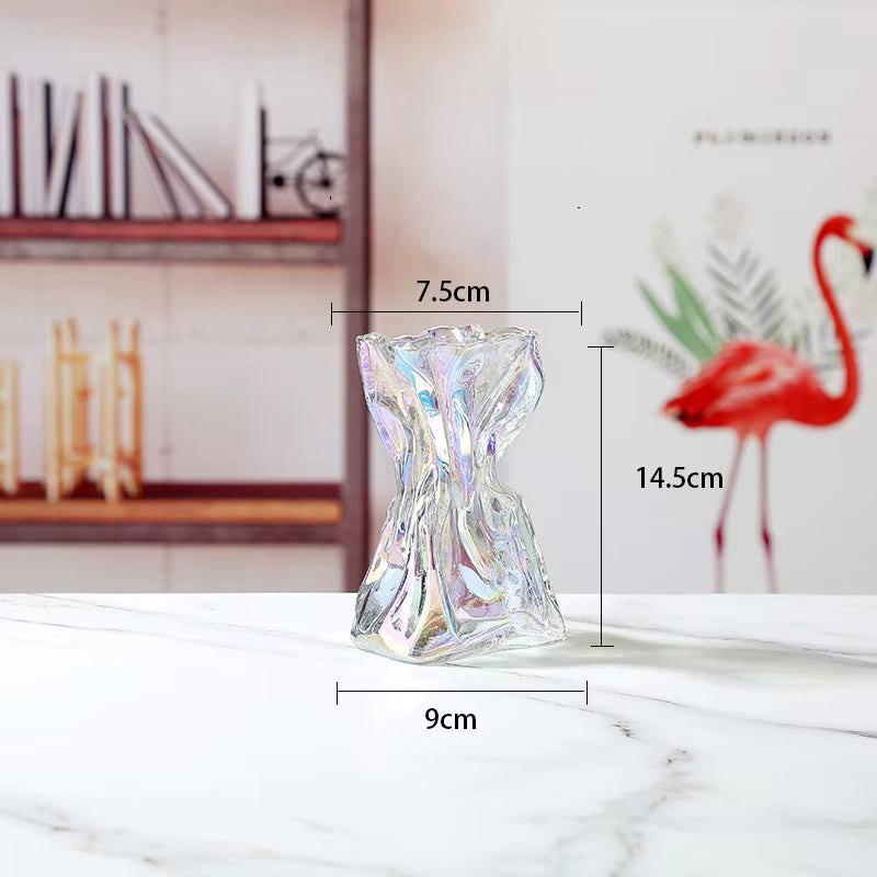 Origami Glass Vase