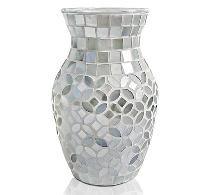Purple Mosaic Glass Vase
